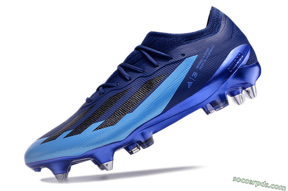 Adidas X Crazyfast.1 SG Low-Tops Football Boots - Blue/Jade/Black 5