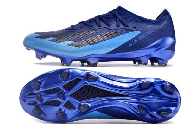 Adidas X Crazyfast Messi.1 FG Low-Tops Football Boots - Blue/Jade/Black
