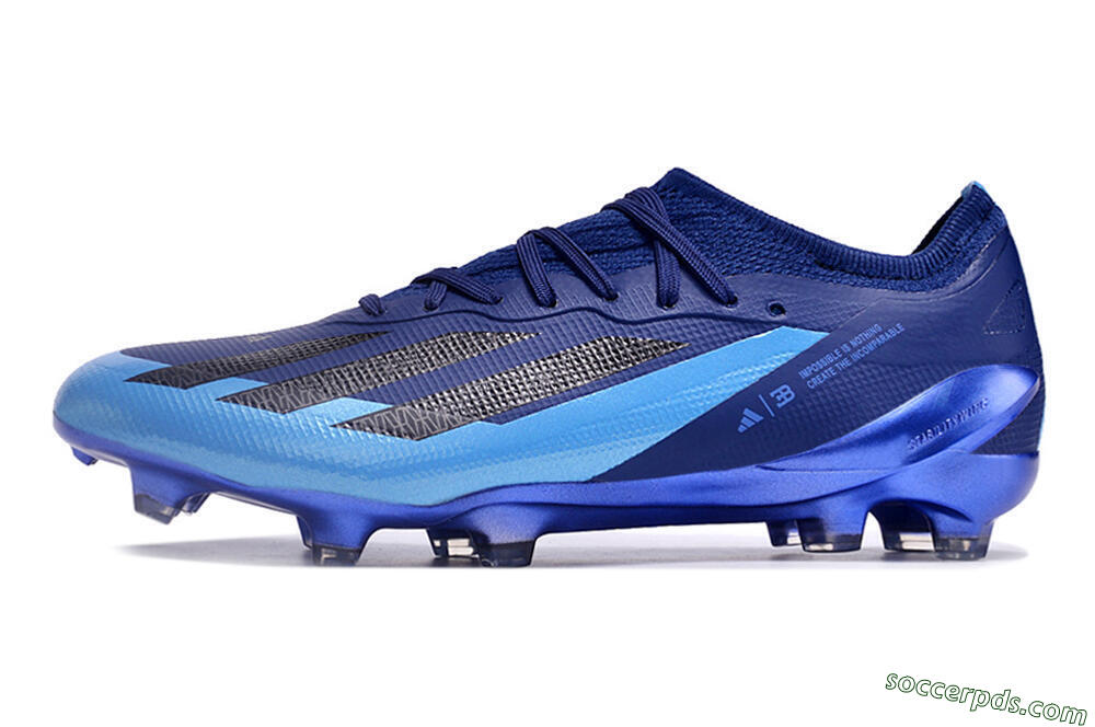 Adidas X Crazyfast Messi.1 FG Low-Tops Football Boots - Blue/Jade/Black 2