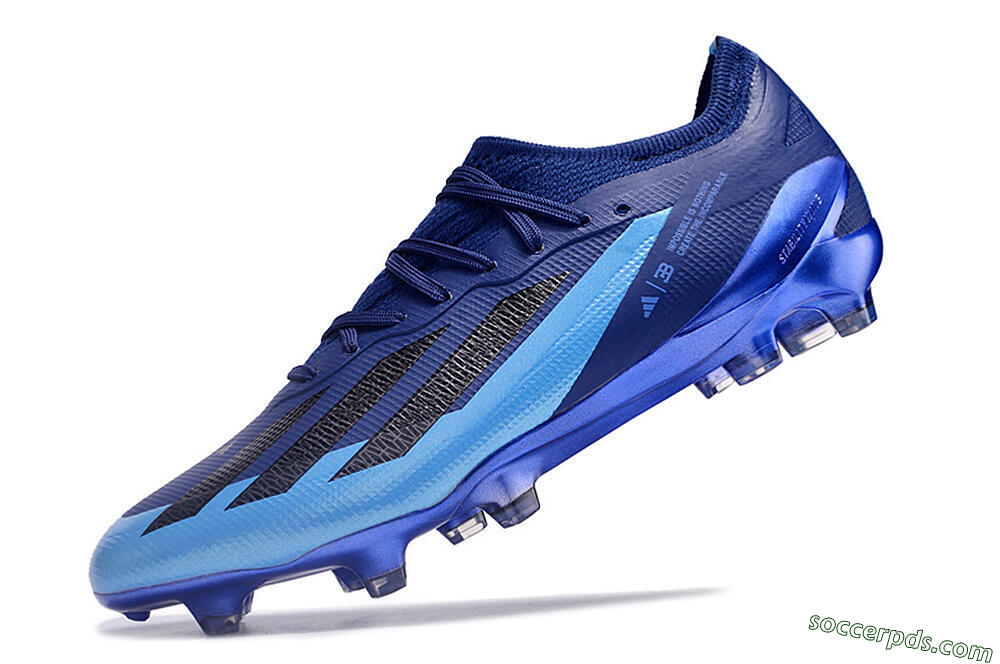 Adidas X Crazyfast Messi.1 FG Low-Tops Football Boots - Blue/Jade/Black 5