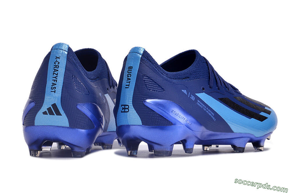 Adidas X Crazyfast Messi.1 FG Low-Tops Football Boots - Blue/Jade/Black 6