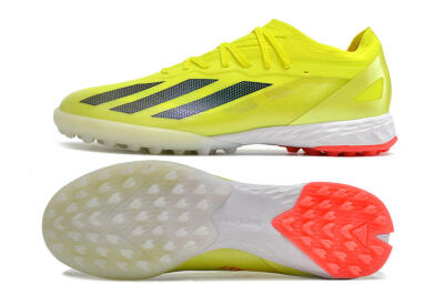 Adidas X Crazyfast.1 TF Low-Tops Football Shoes - Yellow/Black/White
