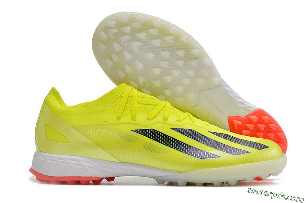 Adidas X Crazyfast.1 TF Low-Tops Football Shoes - Yellow/Black/White 1