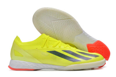 Adidas X Crazyfast.1 IC Low-Tops Football Shoes - Yellow/Black/White