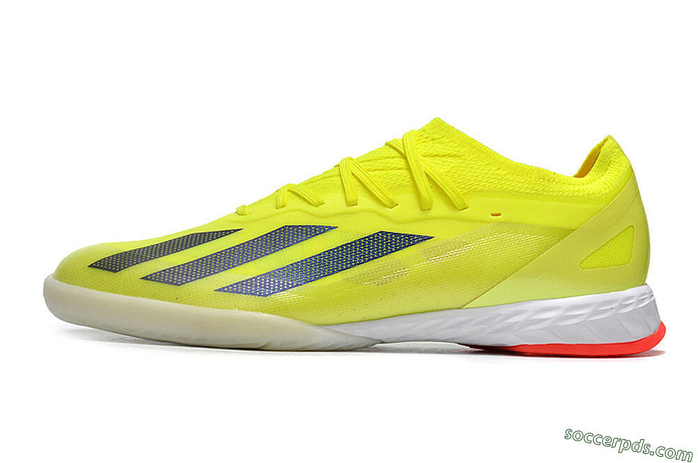 Adidas X Crazyfast.1 IC Low-Tops Football Shoes - Yellow/Black/White 2