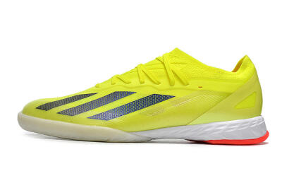 Adidas X Crazyfast.1 IC Low-Tops Football Shoes - Yellow/Black/White