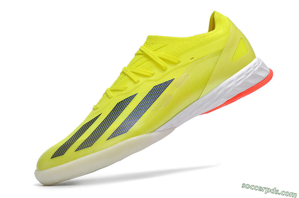 Adidas X Crazyfast.1 IC Low-Tops Football Shoes - Yellow/Black/White 5