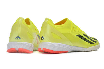 Adidas X Crazyfast.1 IC Low-Tops Football Shoes - Yellow/Black/White