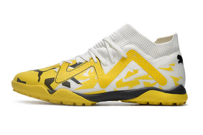 Puma Future X Powercat Tokyo Match TF Low-Tops Football Shoes - Yellow/White/Black