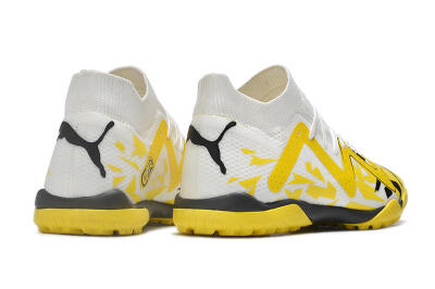 Puma Future X Powercat Tokyo Match TF Low-Tops Football Shoes - Yellow/White/Black