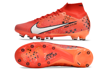 Nike Air Zoom Mercurial Superfly 9 Elite AG High-Tops Football Boots - Red/White/Black