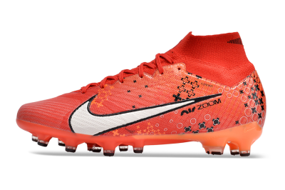 Nike Air Zoom Mercurial Superfly 9 Elite AG High-Tops Football Boots - Red/White/Black