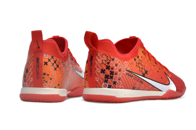 Nike Air Zoom Mercurial Vapor 15 Pro IC Low-Tops Football Shoes - Red/White/Black
