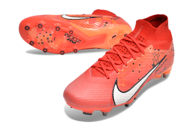 Nike Air Zoom Mercurial Superfly 9 Elite SG High-Tops Football Boots - Red/White/Black