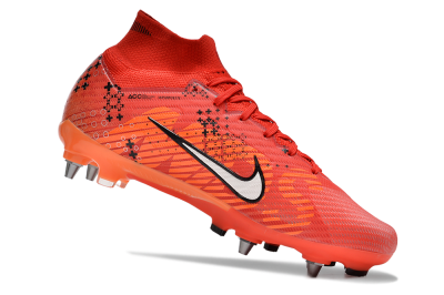 Nike Air Zoom Mercurial Superfly 9 Elite SG High-Tops Football Boots - Red/White/Black