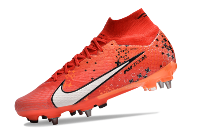 Nike Air Zoom Mercurial Superfly 9 Elite SG High-Tops Football Boots - Red/White/Black