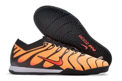 Nike Air Zoom Mercurial Vapor 15 Elite IC Low-Tops Football Shoes - Yellow/Black/Red
