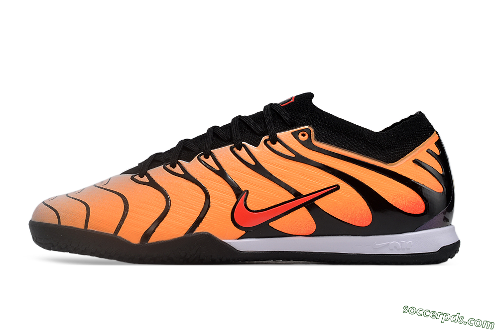 Nike Air Zoom Mercurial Vapor 15 Elite IC Low-Tops Football Shoes - Yellow/Black/Red 2