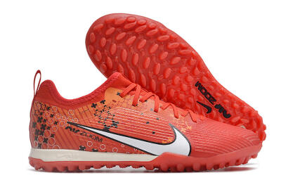 Nike Air Zoom Mercurial Vapor 15 Pro TF Low-Tops Football Shoes - Red/White/Black