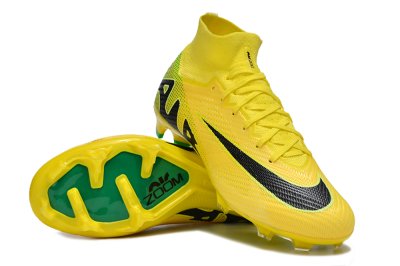 Nike Air Zoom Mercurial Superfly 9 Elite FG High-Tops Football Boots - Yellow/Black/Green