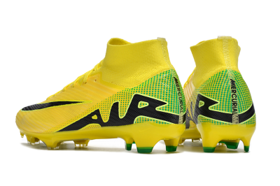 Nike Air Zoom Mercurial Superfly 9 Elite FG High-Tops Football Boots - Yellow/Black/Green