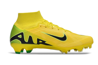 Nike Air Zoom Mercurial Superfly 9 Elite FG High-Tops Football Boots - Yellow/Black/Green