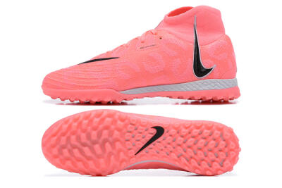 Nike Phantom Luna Elite TF High-Tops Football Shoes - Pink/Black/White