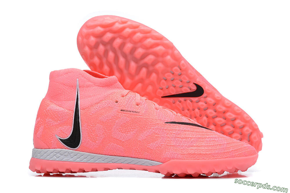 Nike Phantom Luna Elite TF High-Tops Football Shoes - Pink/Black/White 1
