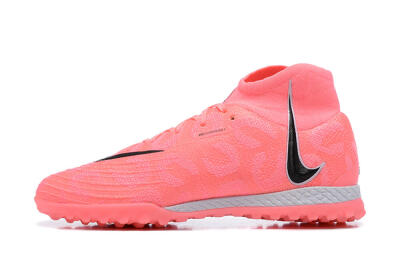 Nike Phantom Luna Elite TF High-Tops Football Shoes - Pink/Black/White