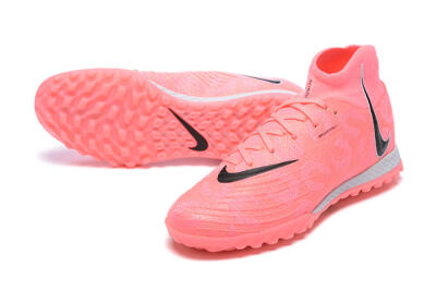 Nike Phantom Luna Elite TF High-Tops Football Shoes - Pink/Black/White