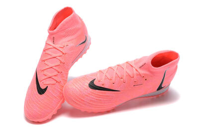 Nike Phantom Luna Elite TF High-Tops Football Shoes - Pink/Black/White
