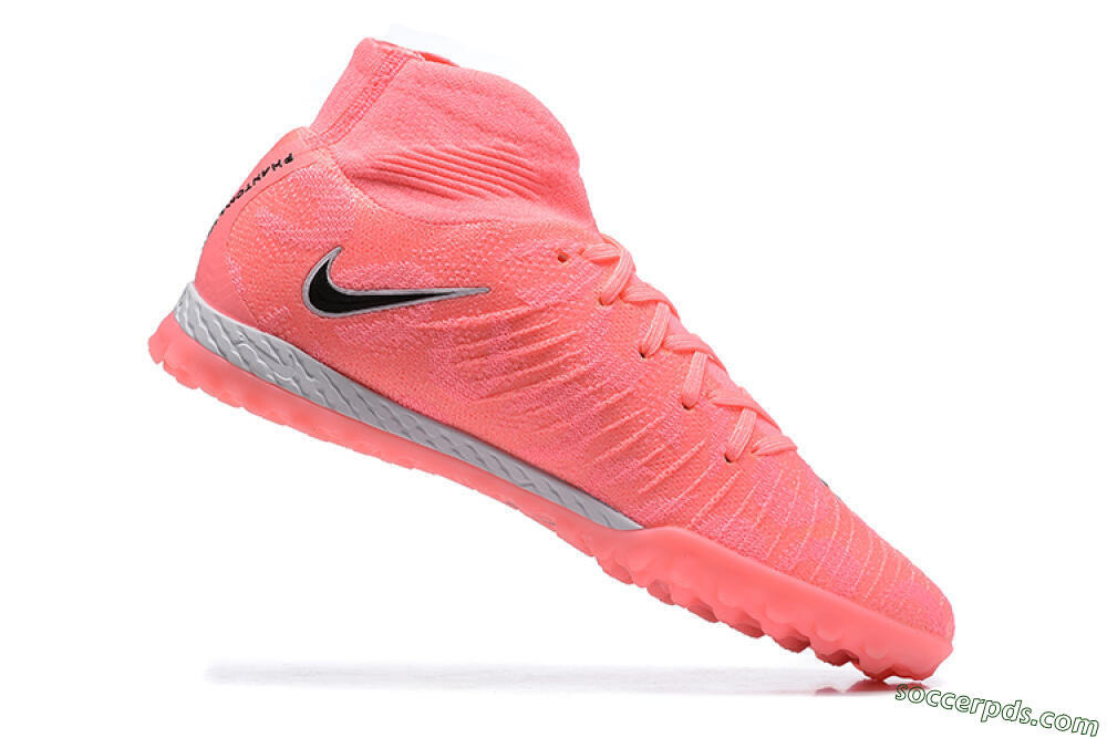 Nike Phantom Luna Elite TF High-Tops Football Shoes - Pink/Black/White 7