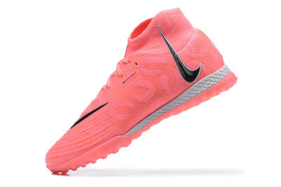 Nike Phantom Luna Elite TF High-Tops Football Shoes - Pink/Black/White