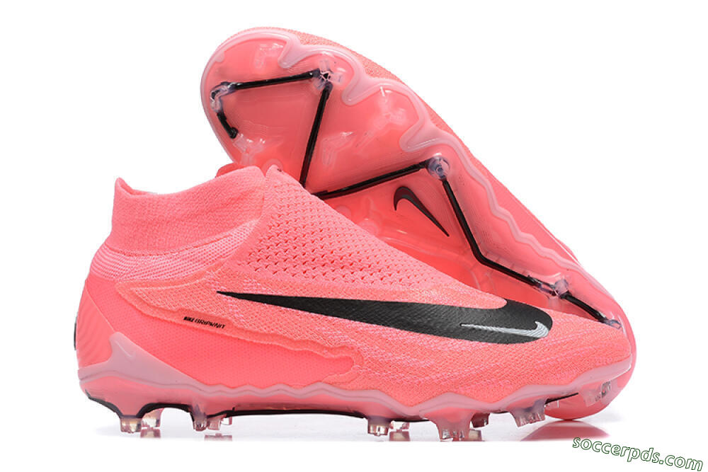 Nike Phantom GX Elite DF Link FG High-Tops Football Boots - Pink/Black/White 1