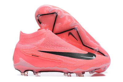 Nike Phantom GX Elite DF Link FG High-Tops Football Boots - Pink/Black/White