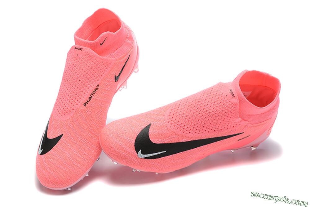 Nike Phantom GX Elite DF Link FG High-Tops Football Boots - Pink/Black/White 6