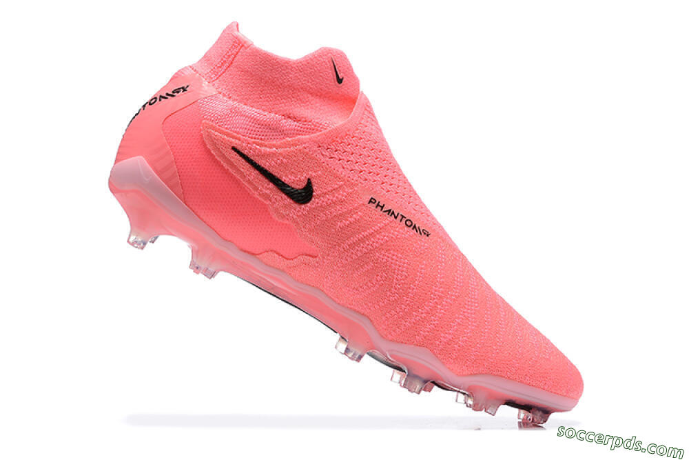 Nike Phantom GX Elite DF Link FG High-Tops Football Boots - Pink/Black/White 7