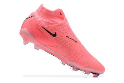 Nike Phantom GX Elite DF Link FG High-Tops Football Boots - Pink/Black/White