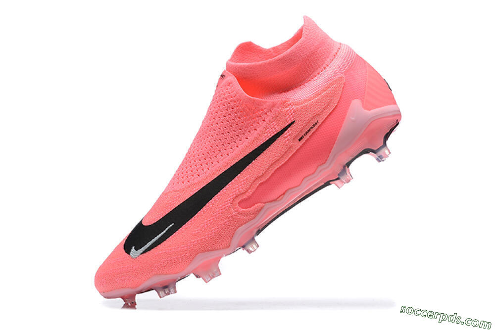 Nike Phantom GX Elite DF Link FG High-Tops Football Boots - Pink/Black/White 8