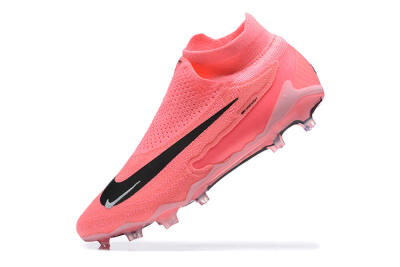 Nike Phantom GX Elite DF Link FG High-Tops Football Boots - Pink/Black/White