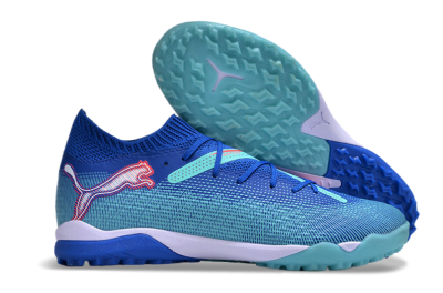 Puma Future Ultimate TF Low-Tops Football Shoes - Blue/Jade/Red