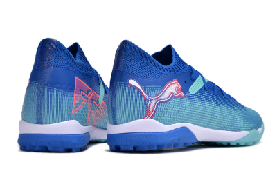 Puma Future Ultimate TF Low-Tops Football Shoes - Blue/Jade/Red