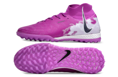 Nike Phantom Luna Elite NU TF High-Tops Football Shoes - Purple/White/Black