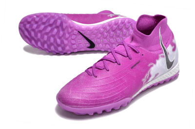Nike Phantom Luna Elite NU TF High-Tops Football Shoes - Purple/White/Black
