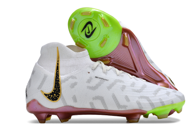 Nike Phantom Luna Elite NU FG High-Tops Football Boots - White/Gold/Black