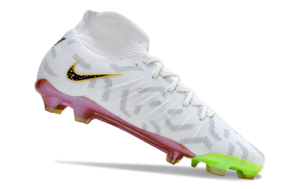 Nike Phantom Luna Elite NU FG High-Tops Football Boots - White/Gold/Black