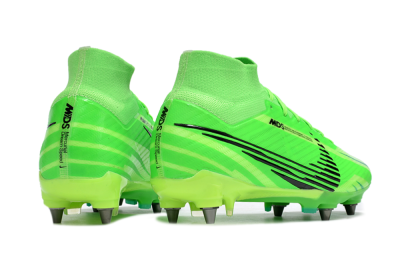 Nike Air Zoom Mercurial Superfly 9 Elite SG High-Tops Football Boots - Green/Black/Yellow