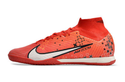 Nike Air Zoom Mercurial Superfly 9 Elite IC High-Tops Football Shoes - Red/White/Black