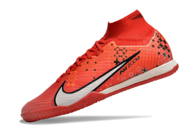 Nike Air Zoom Mercurial Superfly 9 Elite IC High-Tops Football Shoes - Red/White/Black