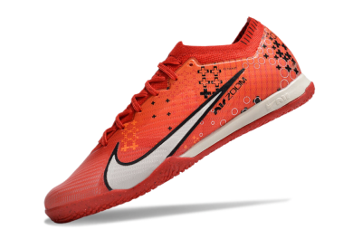 Nike Air Zoom Mercurial Vapor 15 Elite IC Low-Tops Football Shoes - Red/White/Black